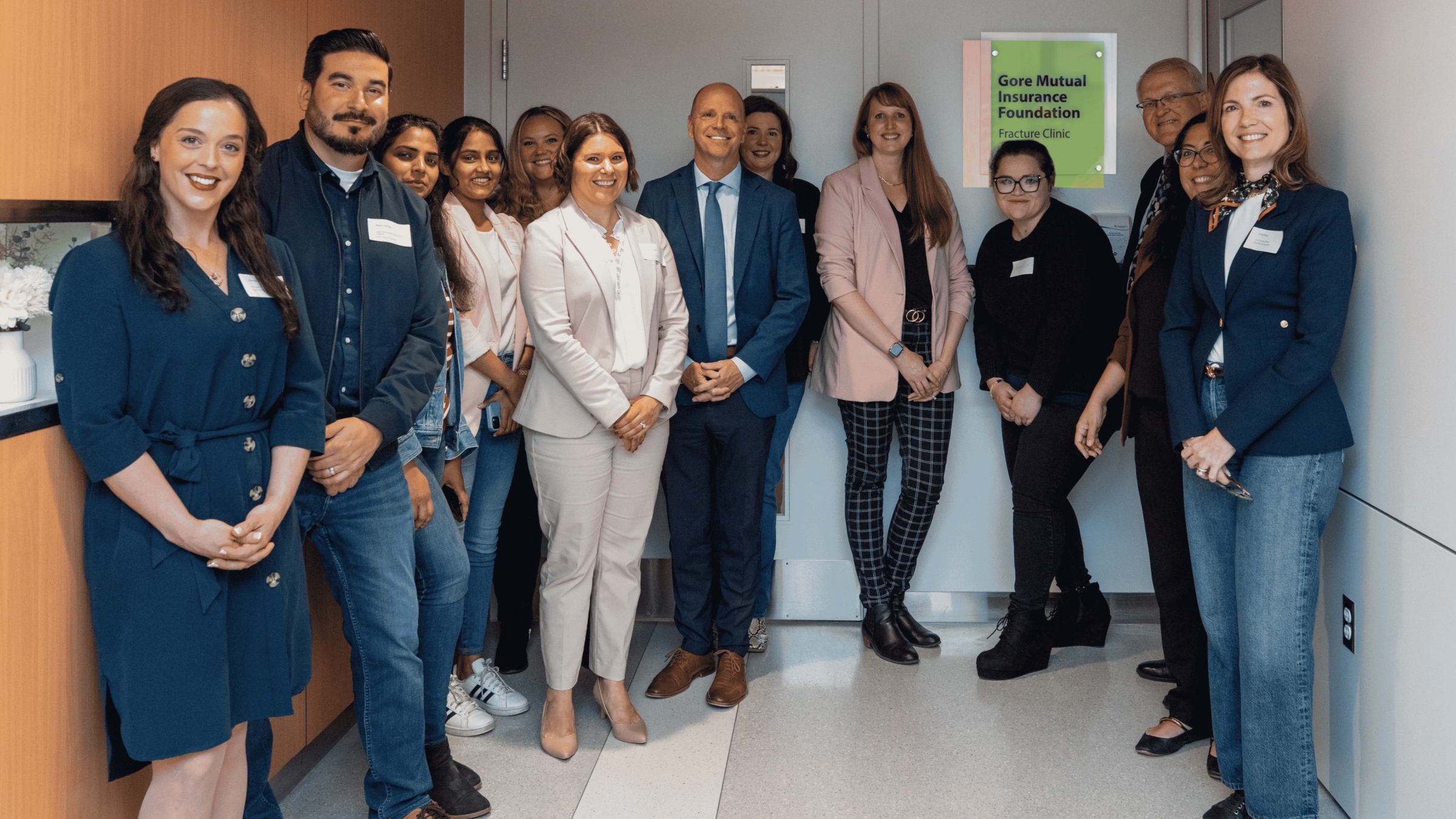 Gore Mutual Insurance Foundation and CMHF team