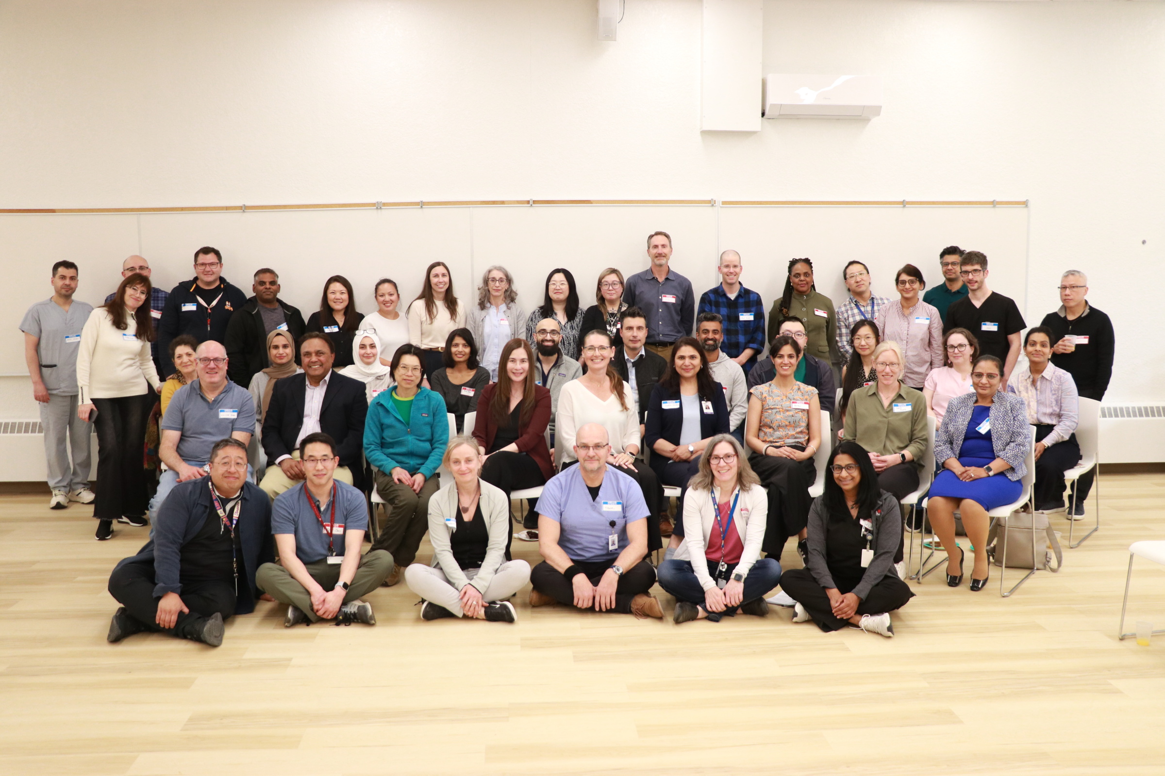 physicians and Shaw Festival gather for a group photo following a workshop on the Theatre of Medicine