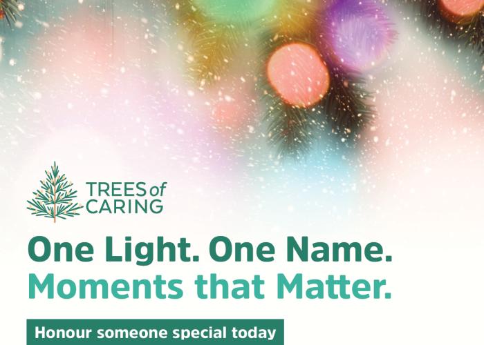 Trees of caring 2025 logo